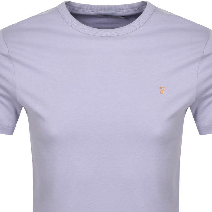 Alternative Image for ProductFarah Vintage Danny Short Sleeved T Shirt Lilac2